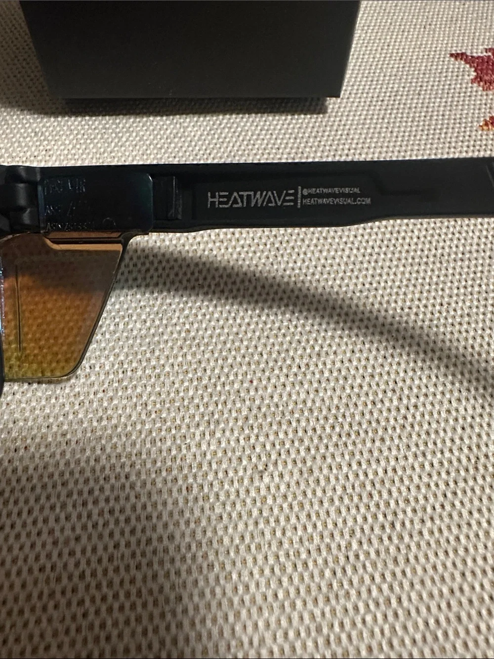 Blue Mirrored Visor Sunglasses
